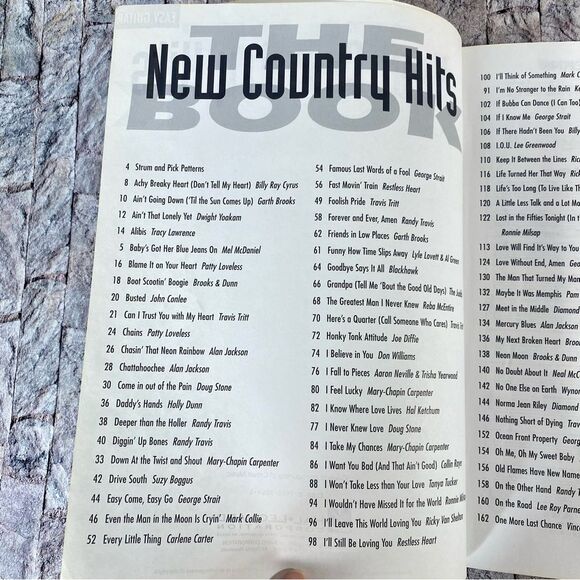 Hal Leonard The New Country Hits Book Easy Guitar Paperback - Picture 5 of 6